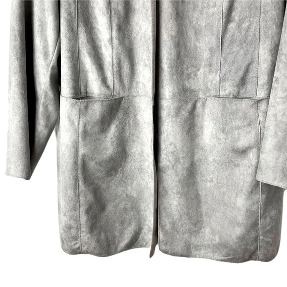 MAINPOL Faux Suede Mid Length Jacket - Picture 4 of 11